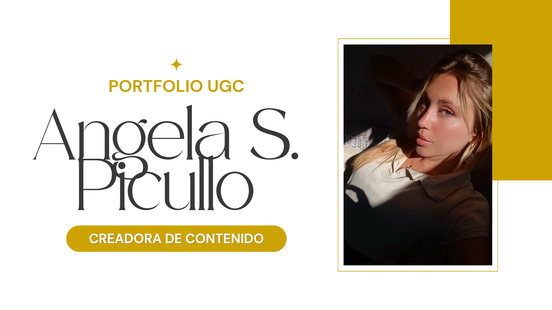 AngeS | Creadora de Contenido UGC 🌻✨