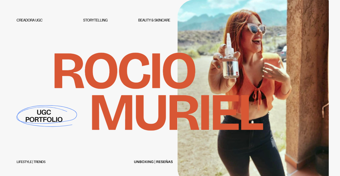 Soy Rocío, creadora UGC. ¿Colaboramos juntos?