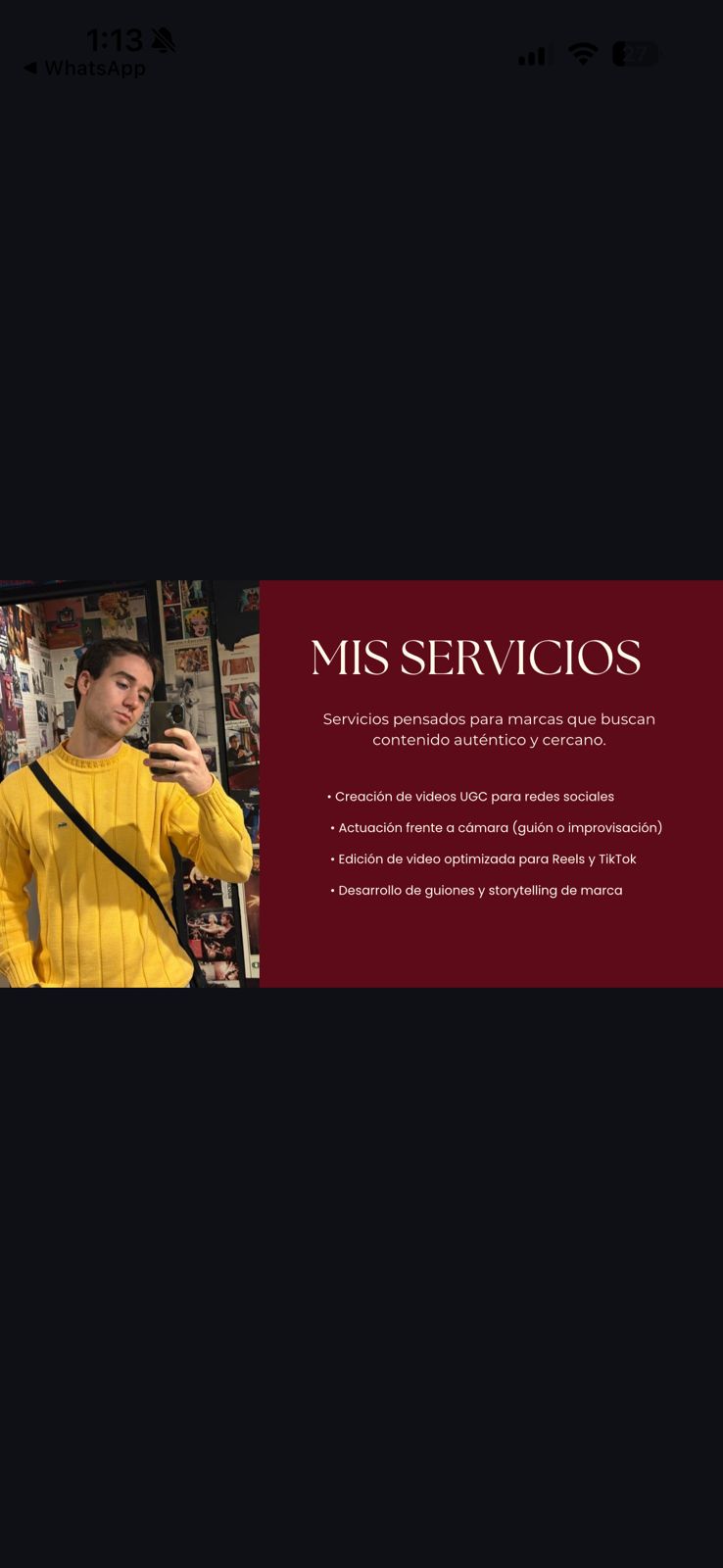 Son fotos de mi portfolio!